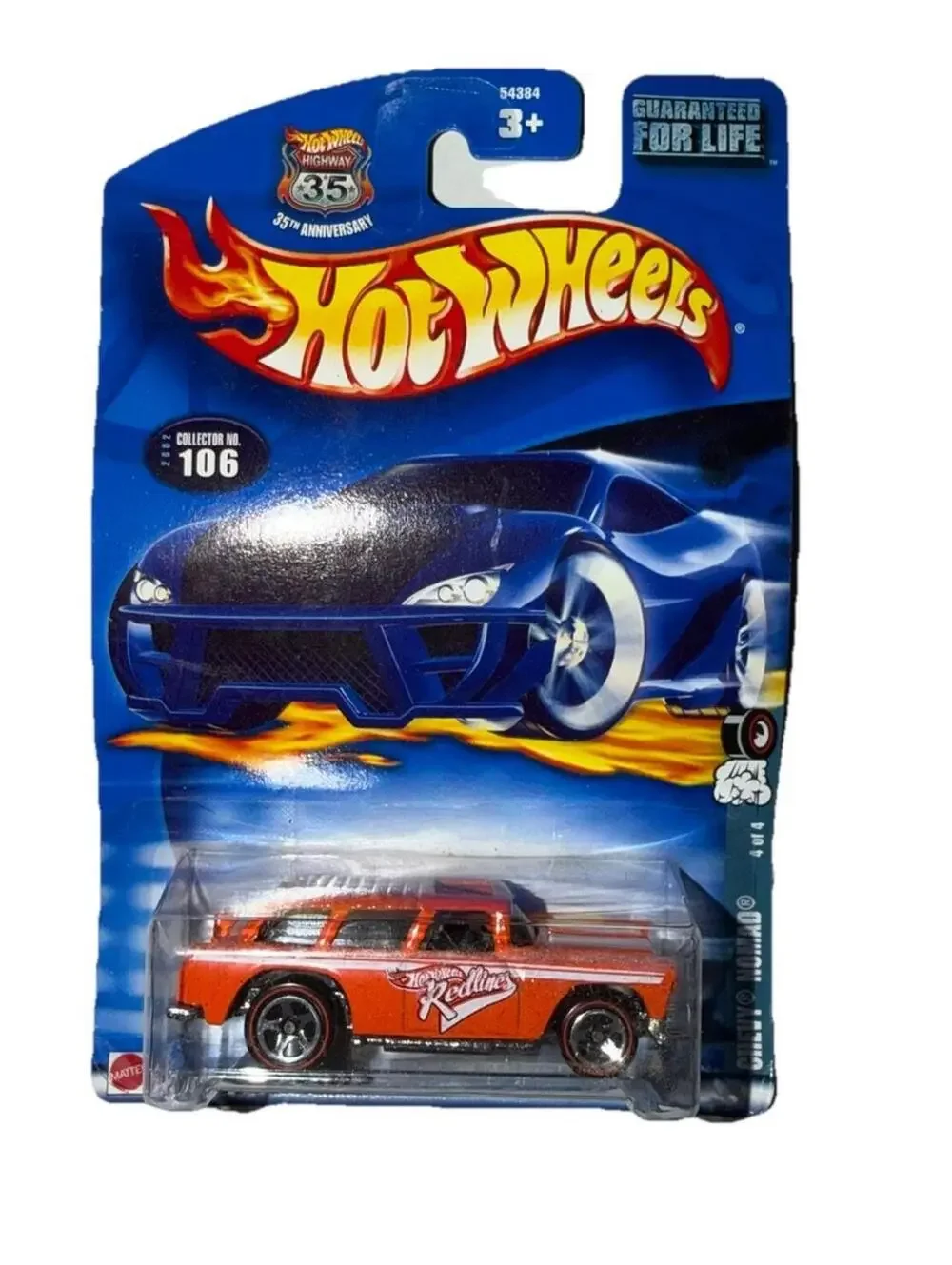 HOT WHEELS 2002 RED LINE SERIES CLASSIC 55 NOMAD